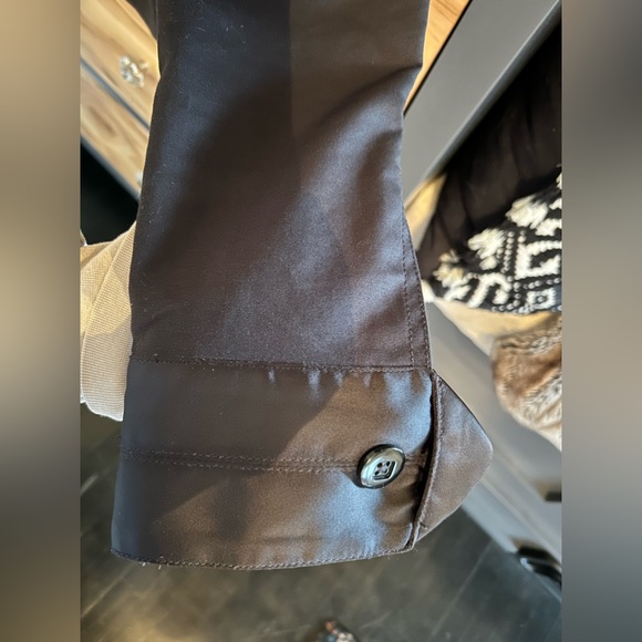 Black with satin accents Cabi Jacket.  Size XS - Picture 6 of 8